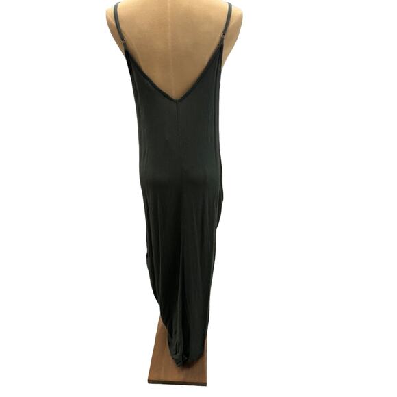 NWT!! "Lovestitch" Army Gr.Tank Maxi Dress Pockets,Athleisure,Loungewear - Picture 6 of 12